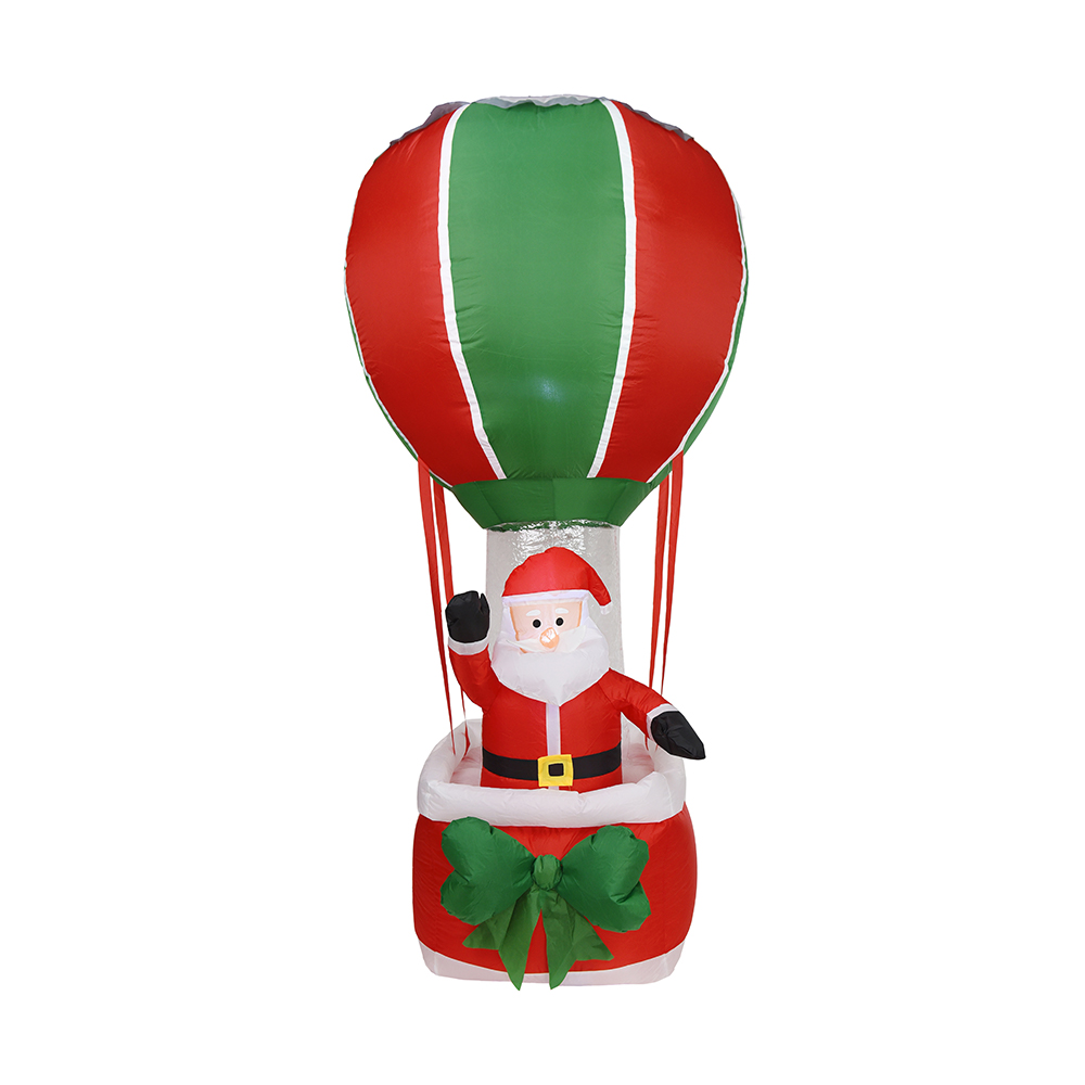 180CM Nativitas Domini inflatabilis santa stant in aere calido-Vestiali velit ornamento constructo in ducti.