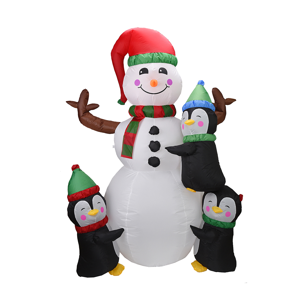 Class aptent inflatable 180cm cum III cute penguins ornamentum, constructum in ducitur.